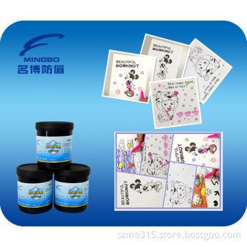Offset Chemical Sensitive Ink for Color Changing Printing